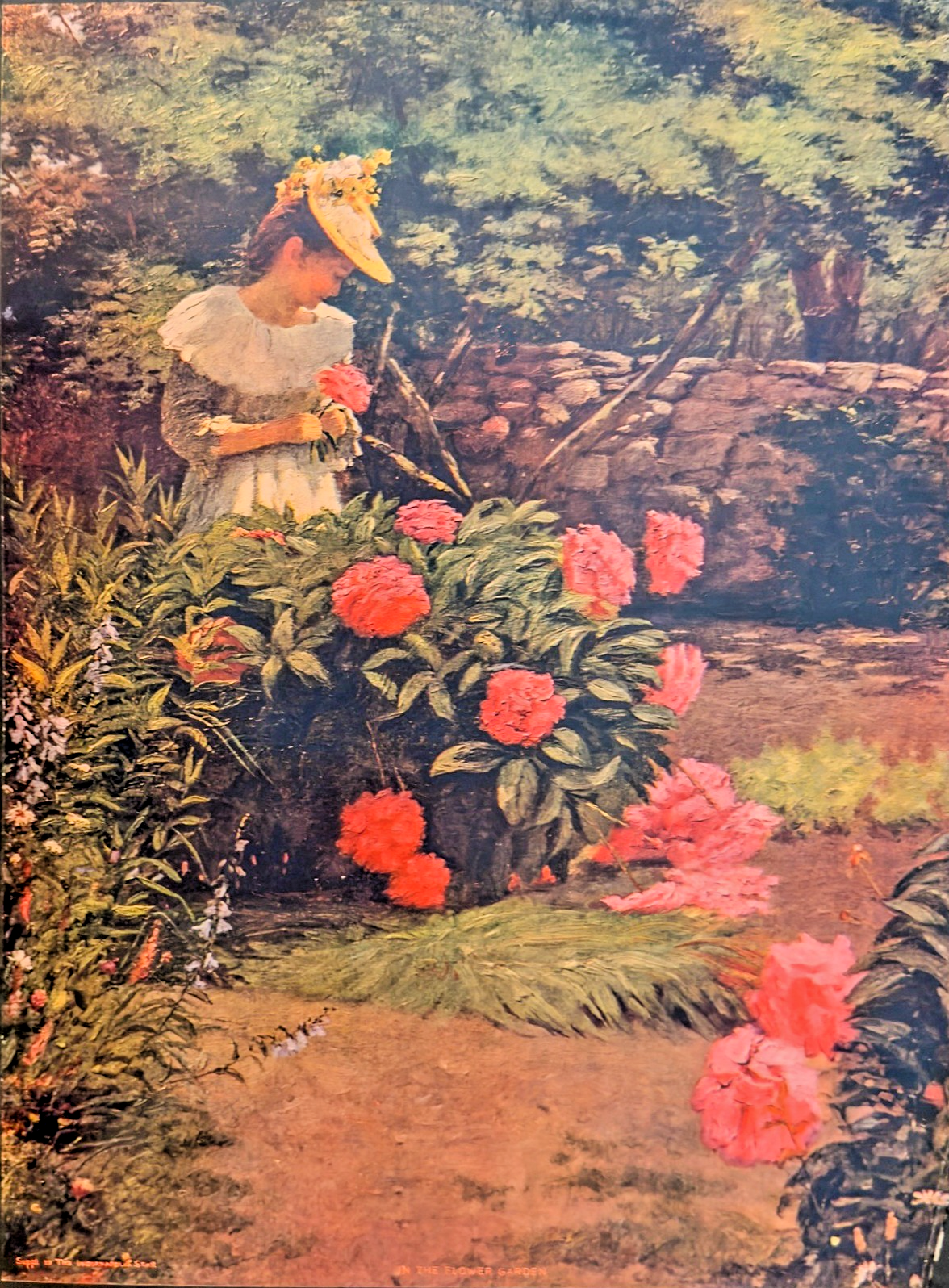 1900 Chicago Tribune Sunday Supplement- "In the Flower Garden”