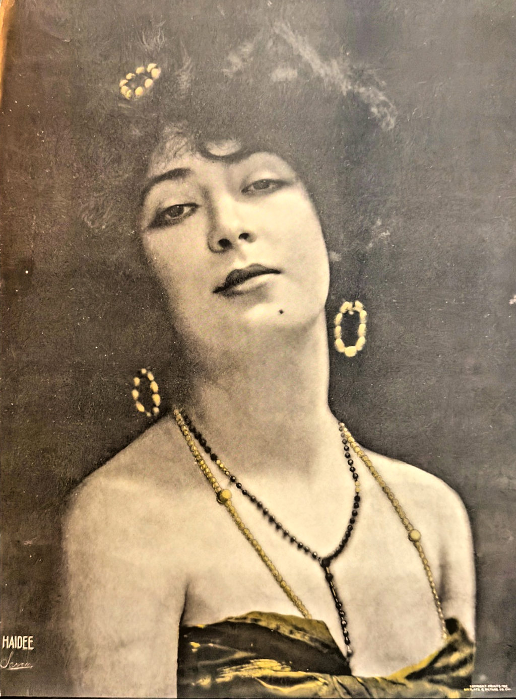 “Haidee" — 1902 Hand-Tinted Photogravure (Sarony Studio)