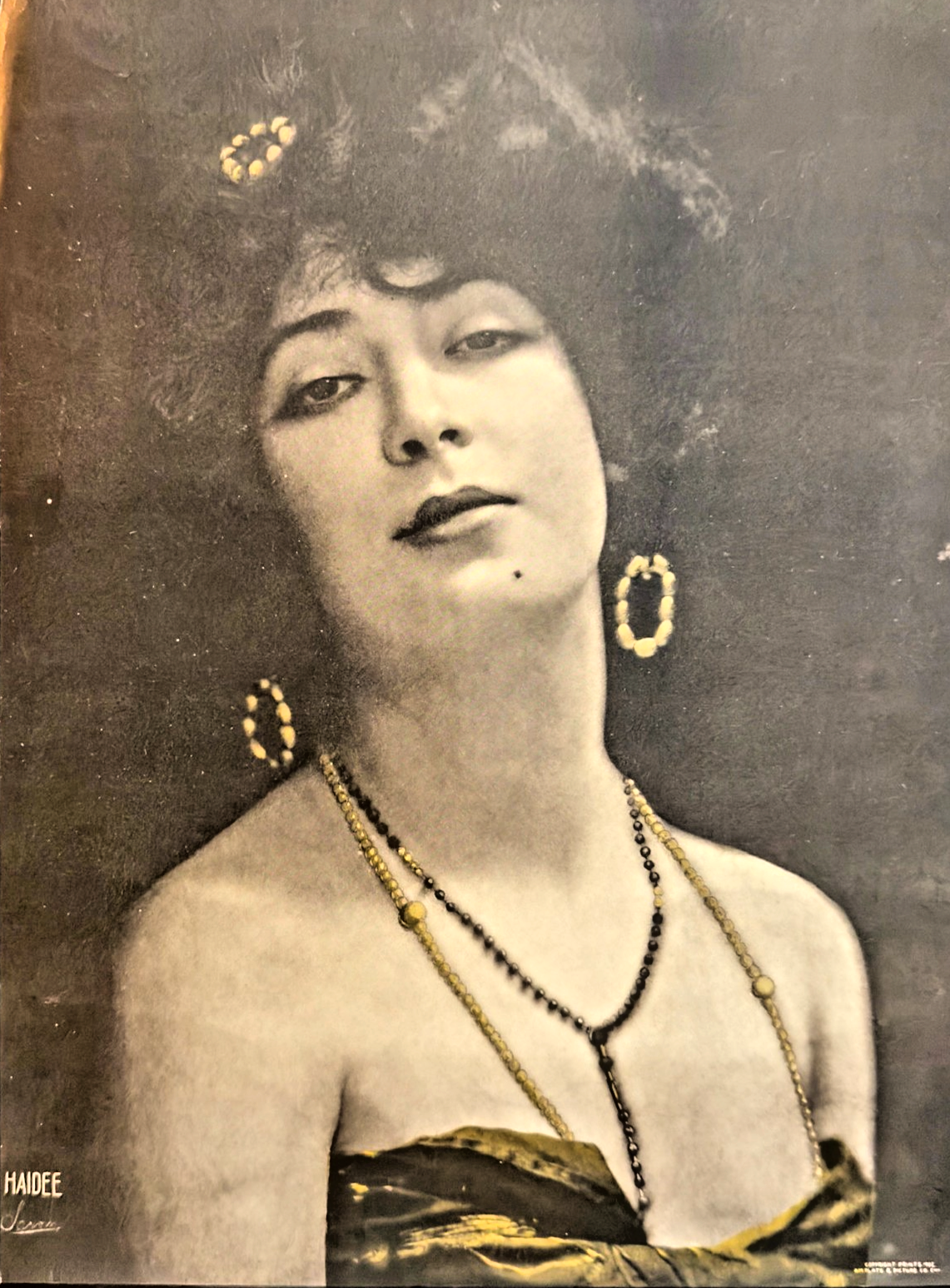 “Haidee" — 1902 Hand-Tinted Photogravure (Sarony Studio)
