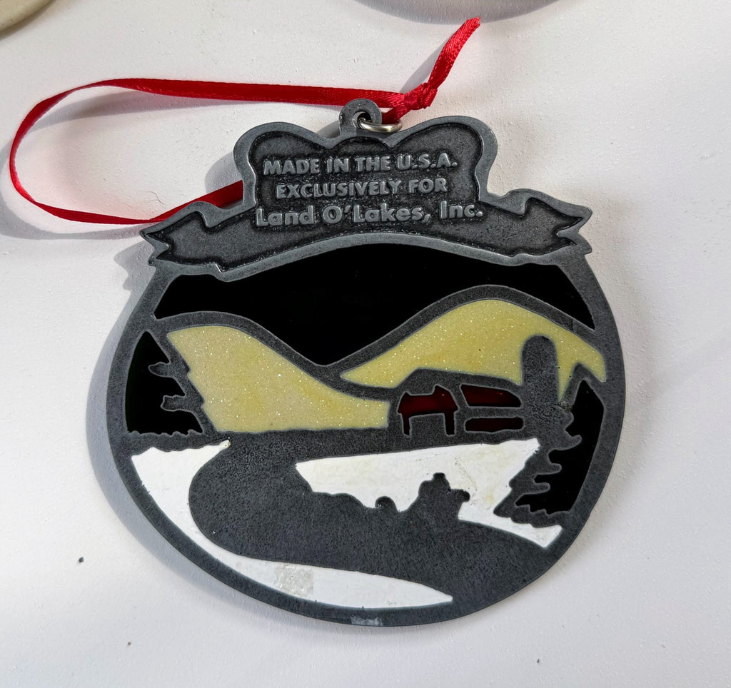 Rare VTG Land O'Lakes Ornaments 86/87 PLUS 90-93 assortment