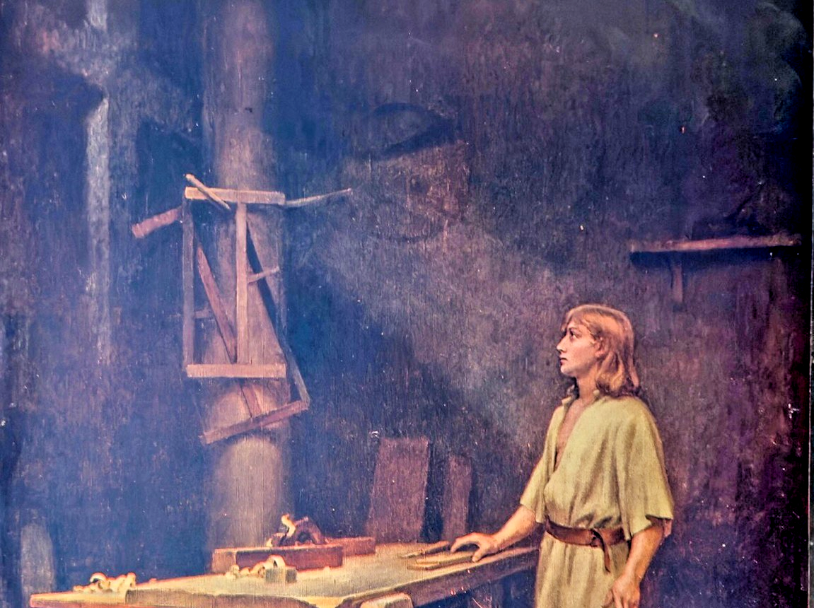 The Carpenter's Son — 1901 Chicago Tribune Supplement — Religious Print