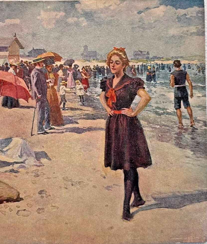 1902 Chicago Tribune ART Supplement 'Bathing'