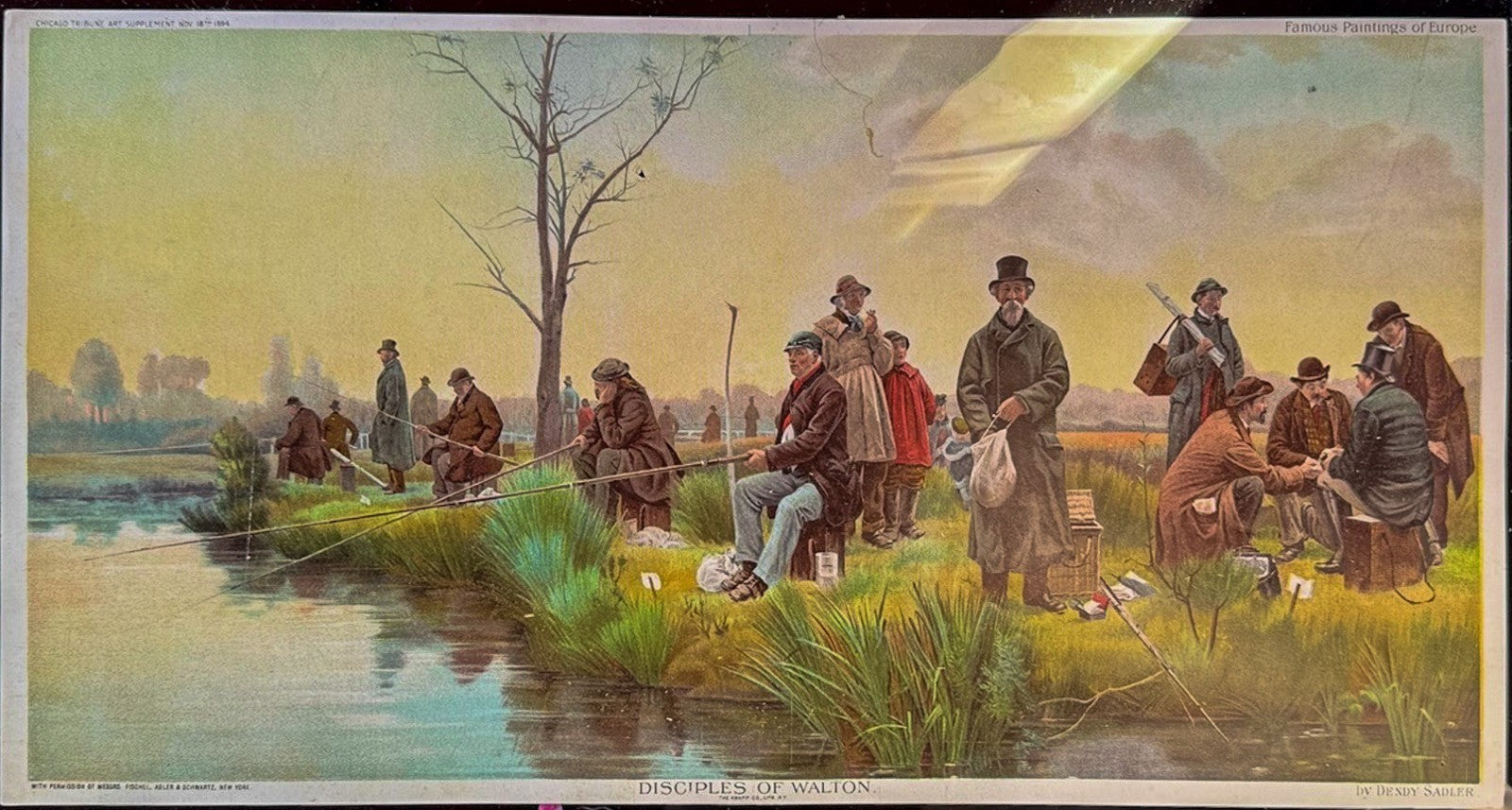 1894 Chicago Tribune ART Supplement 'Disciples of Walton'