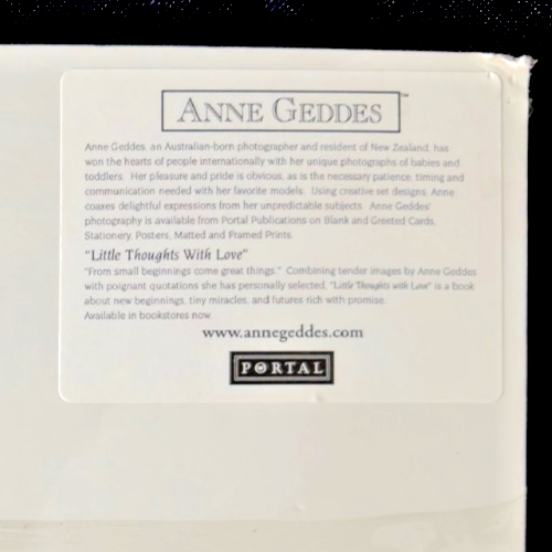 ANNE GEDDES  'LITTLE THOUGHTS W LOVE' ART PRINTS 1993