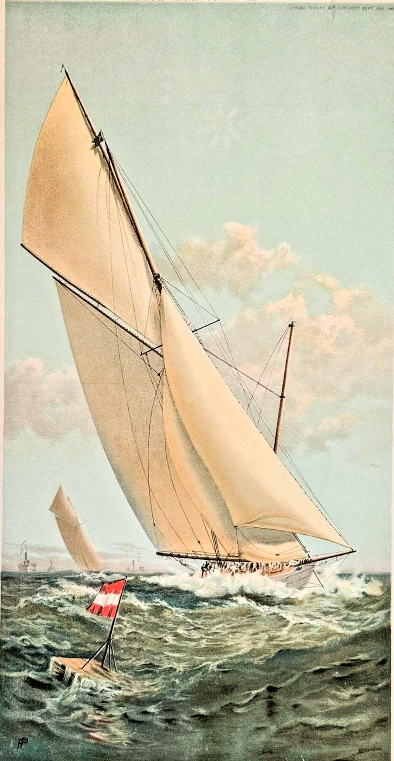 1895 Chicago Tribune ART Supplement 'Defender'