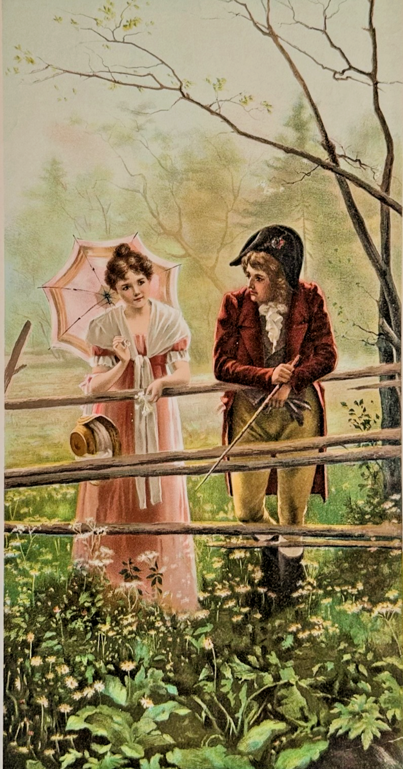 1894 Chicago Tribune ART Supplement 'First Love'