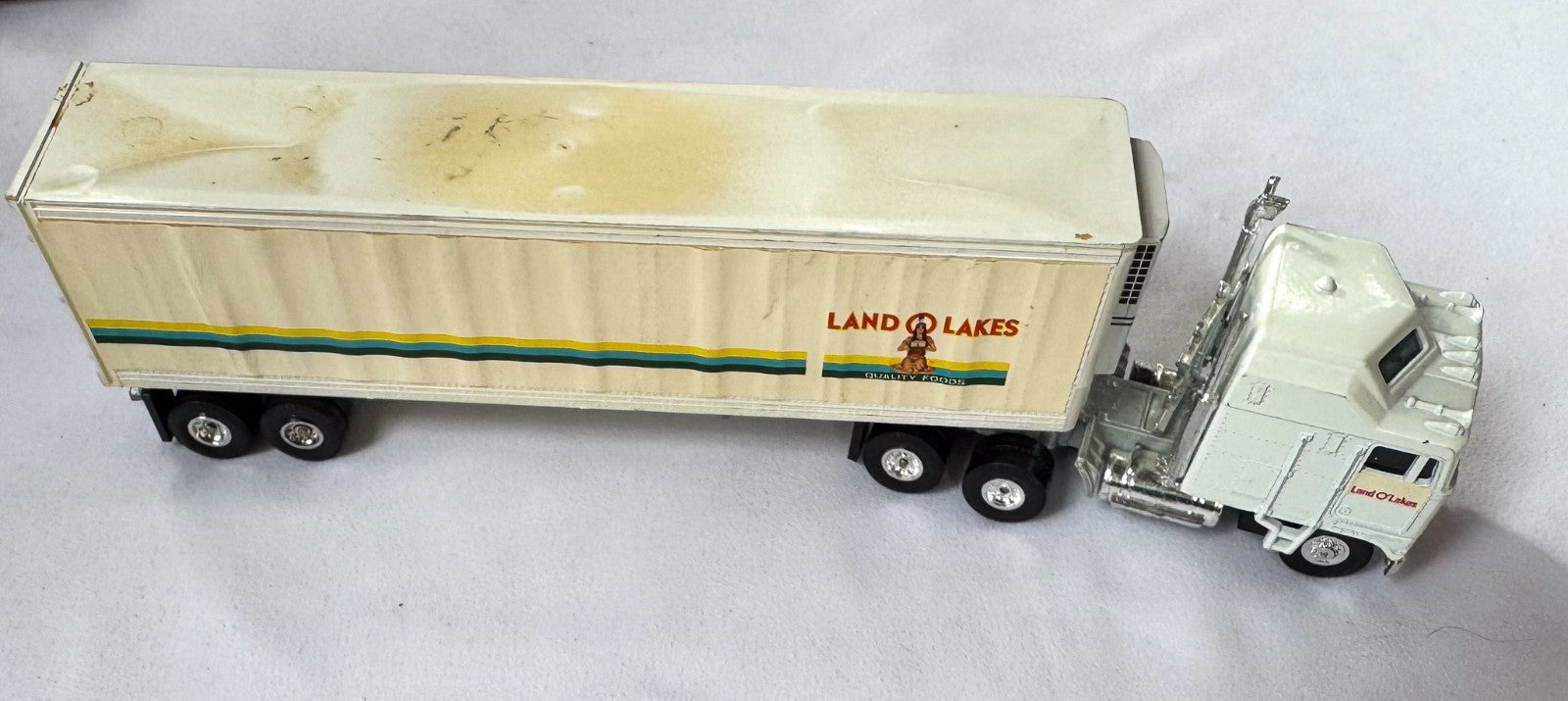 RARE Yatming Land O' Lakes Vintage Toy Truck Collectible