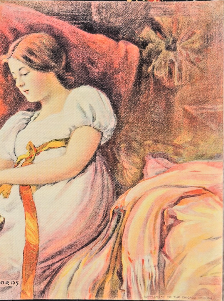 1907 Chicago Tribune- "Song Without Words"- J.V. Sloan & Co.