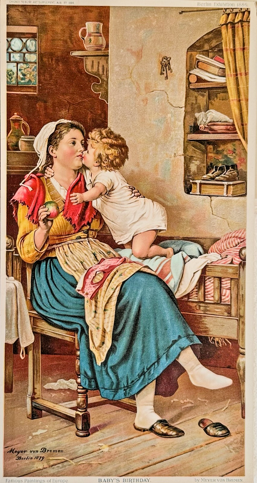 1894 Chicago Tribune ART Supplement 'Baby's Birthday'