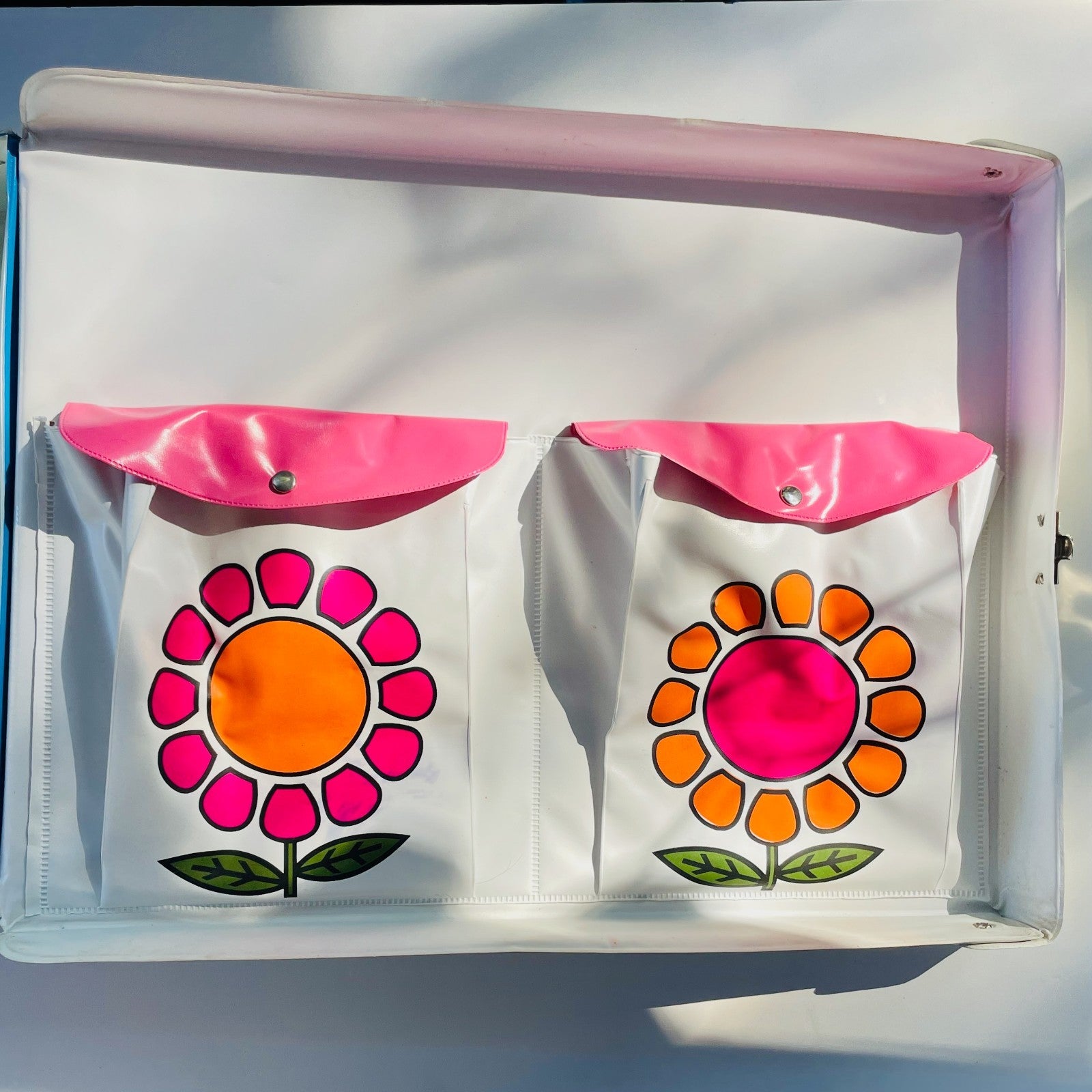 CLEAN!! Vintage Barbie 1968 Double Doll Case The WORLD OF BARBIE Mattel