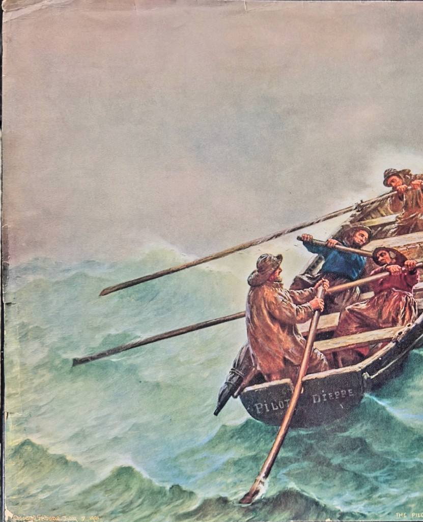 1901 Chicago Tribune Color Print — “The Pilots” (July 7, 1901)