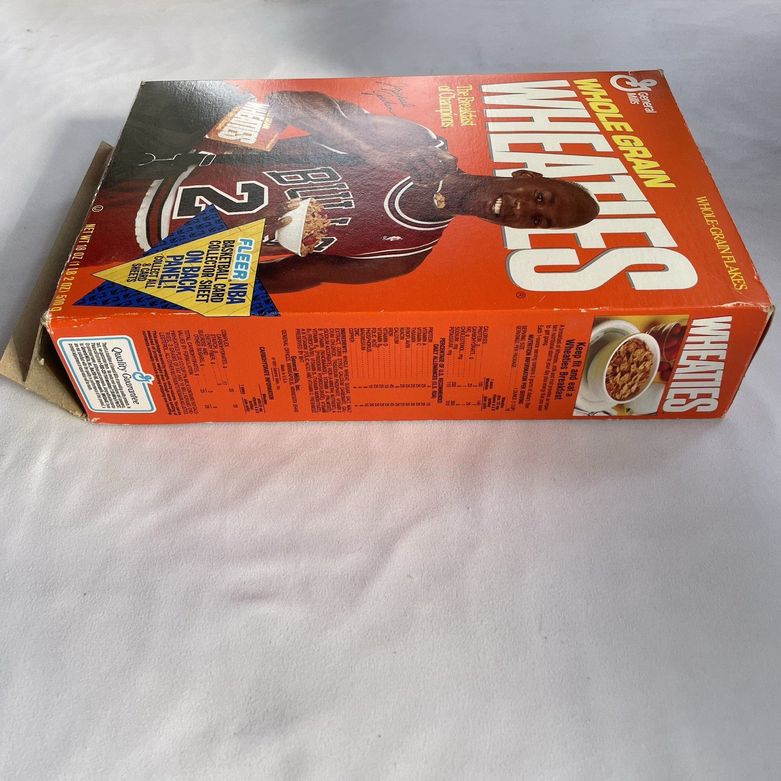 Vintage Michael Jordan Wheaties Cereal Box 1991 Chicago Bulls
