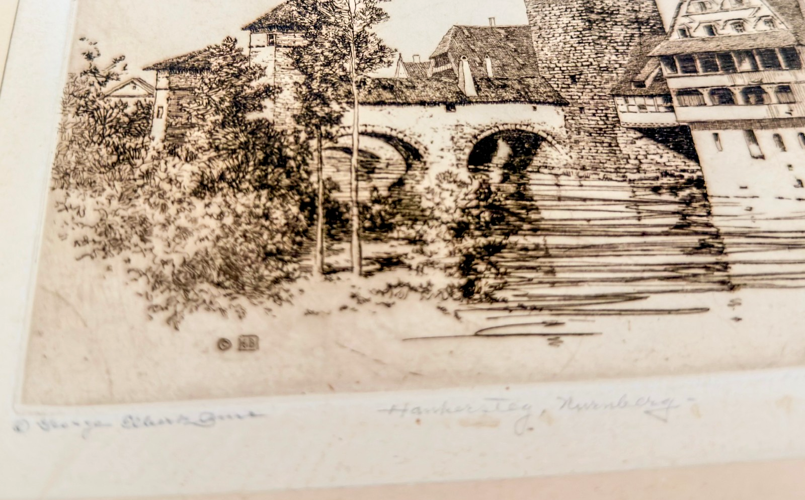 George Elbert Burr (1859–1939) – Henkersteg, Nürnberg (Nuremberg)