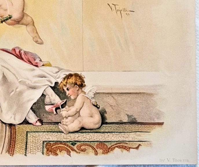 1895 Chicago Tribune ART Supplement 'A Love Idyl'