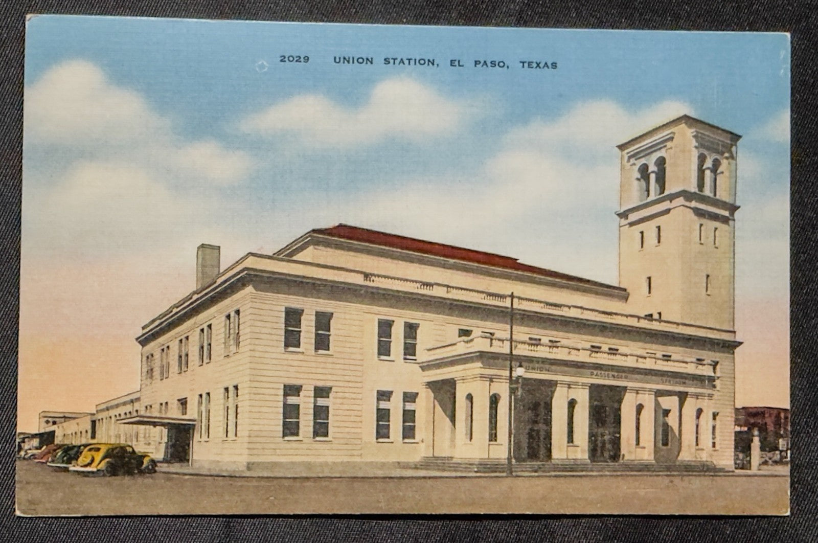 Vintage Postcard 1940s Union Station, El Paso, TX