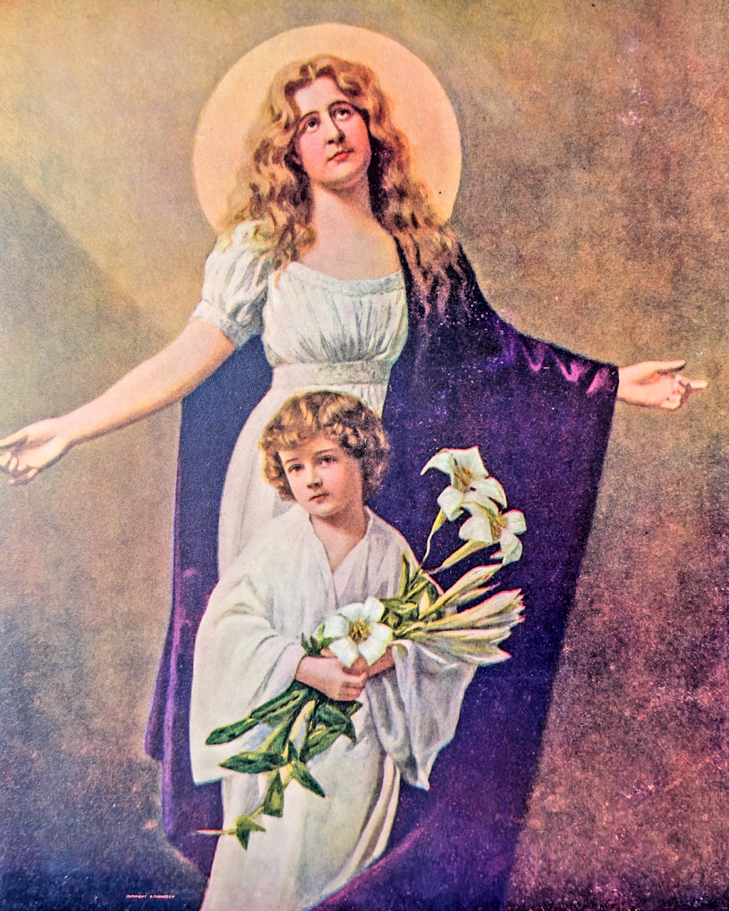 Indianapolis Journal Art Supplement (c. early 1900s) – “Madonna & Child”