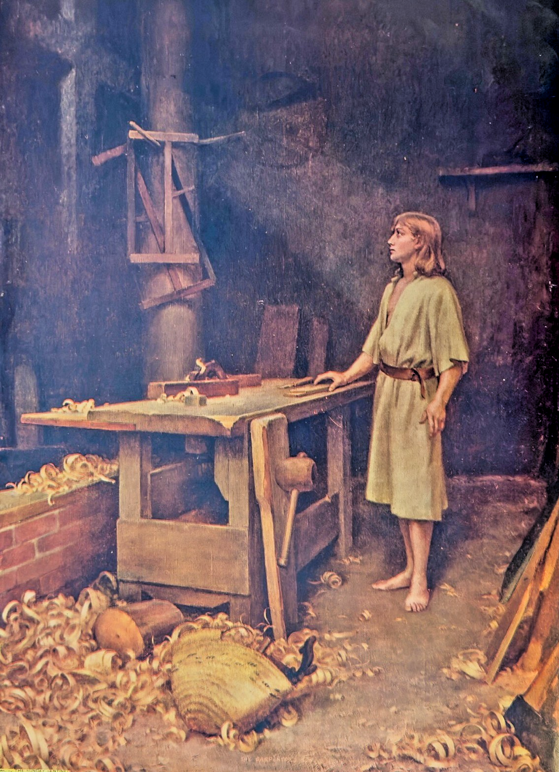 The Carpenter's Son — 1901 Chicago Tribune Supplement — Religious Print