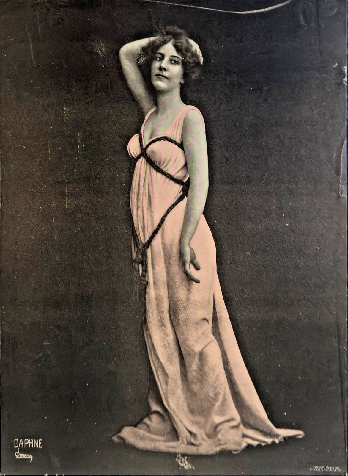 1902 “Daphne” — Hand-Tinted Photogravure (Sarony Studio)