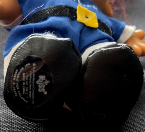 Vintage Russ Troll Doll –Li'L Slugger – Red Hair – 1980s/1990s