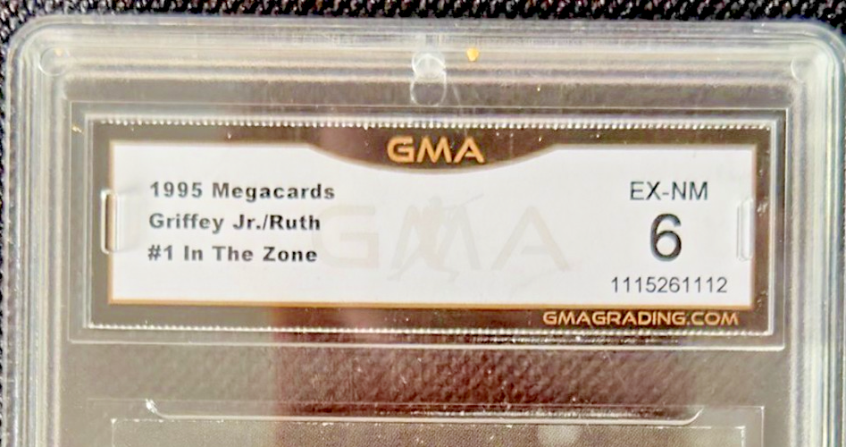 Ken Griffey Jr Babe Ruth 1995 Copperstown Collection Promo In The Zone #1 PSA 6