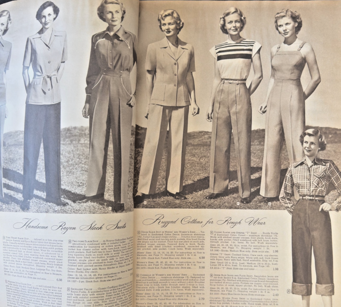 1949 Montgomery Ward “Spring & Summer” Catalog – Vintage Fashion/Housewares