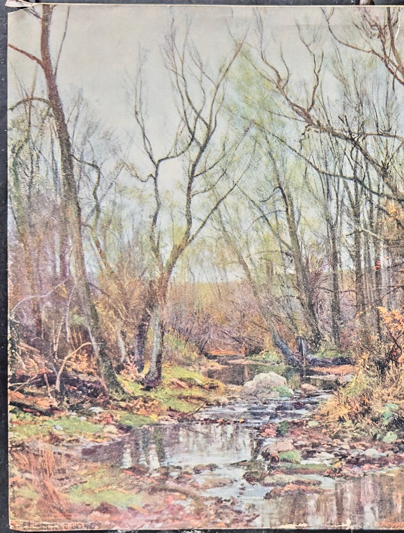 1902 Sunday ART Supplement- 'Birkshire Brook in Autumn'