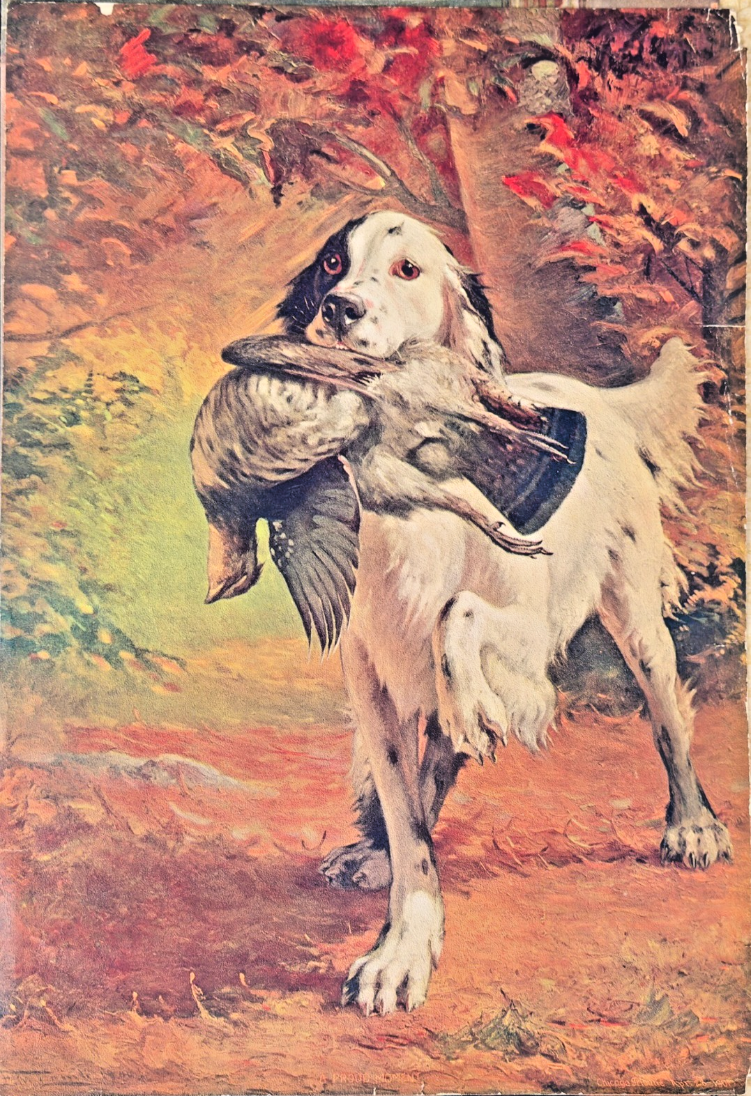 “Proud Moment” — 1907 Chromolithograph — Chicago Tribune Supplement