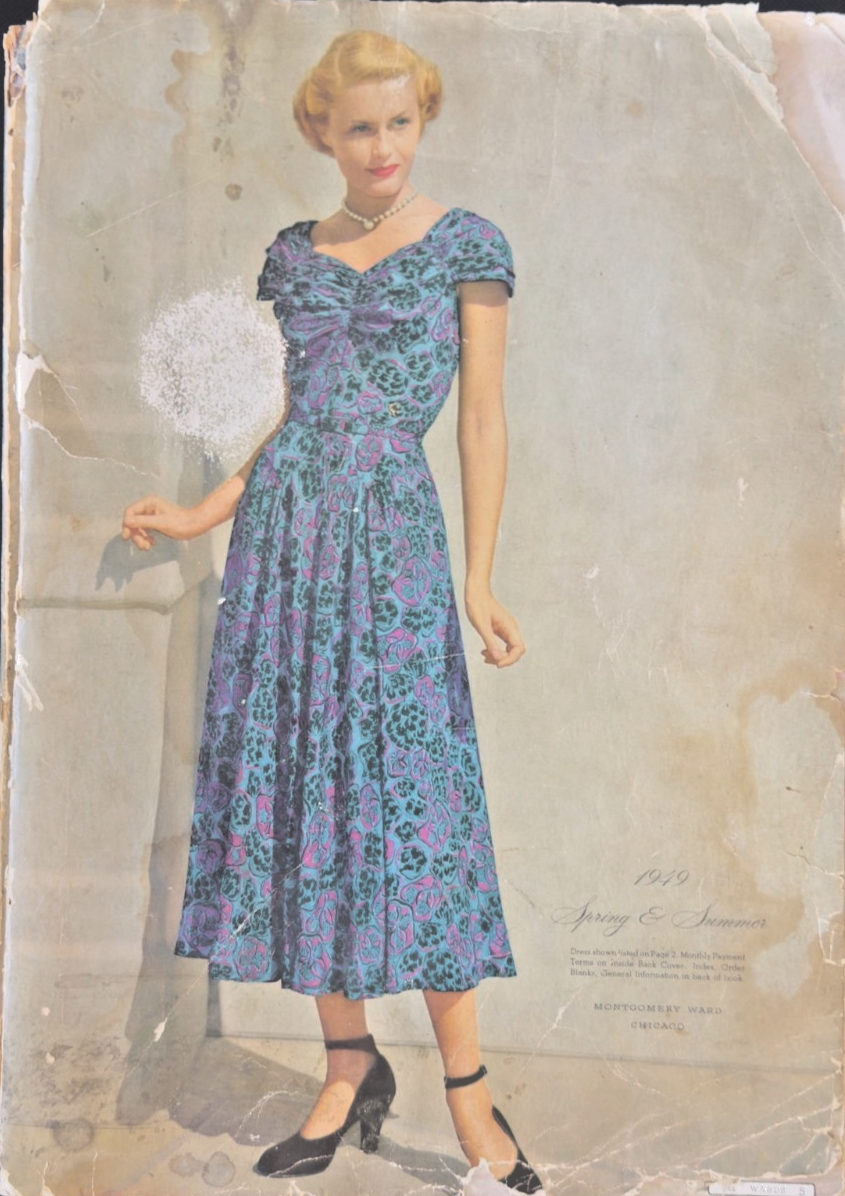 1949 Montgomery Ward “Spring & Summer” Catalog – Vintage Fashion/Housewares