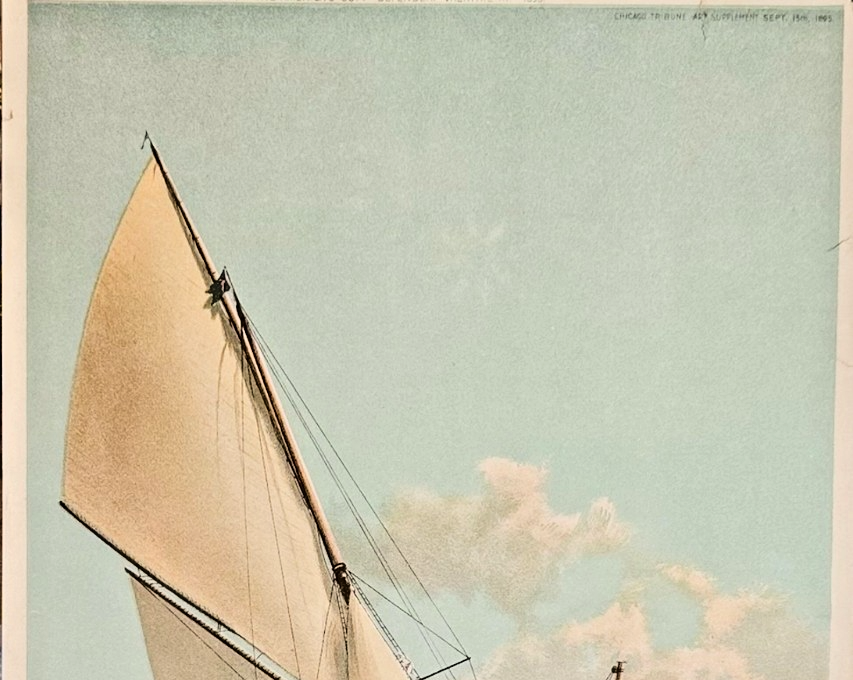 1895 Chicago Tribune ART Supplement 'Defender'