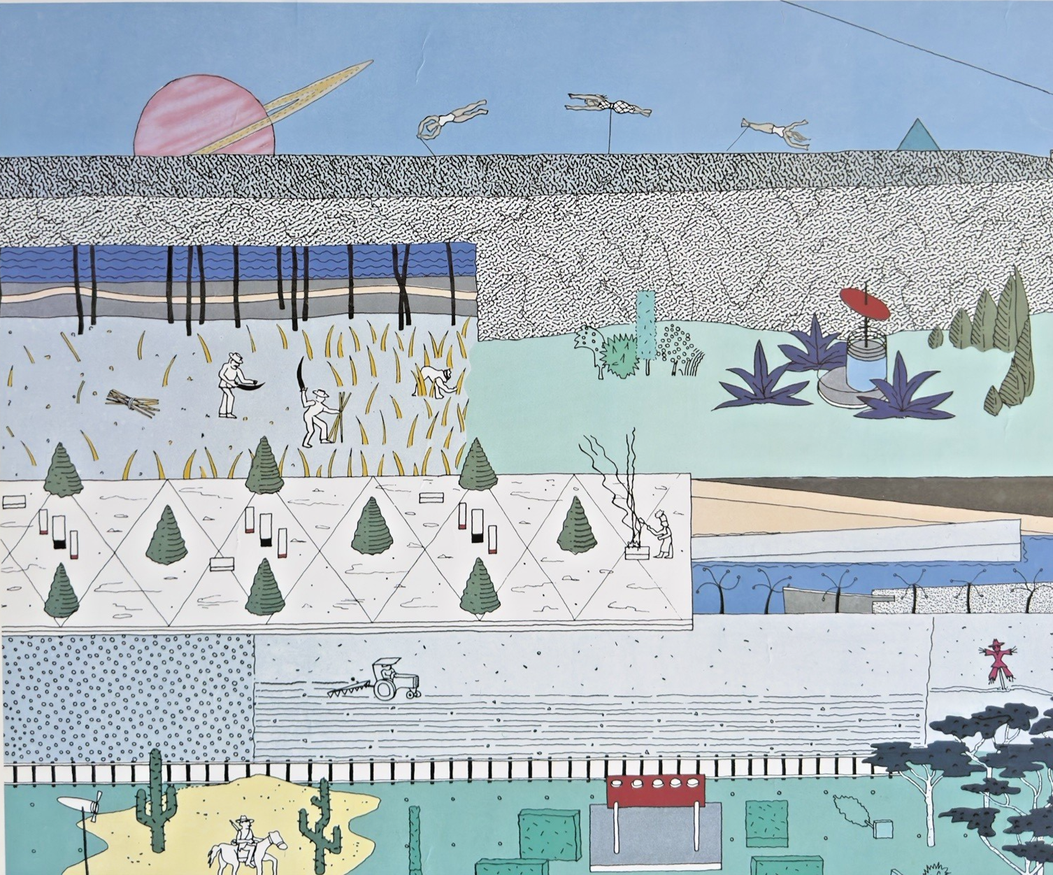 1984 Louisiana World Exposition Poster: Rem Koolhaas OMA Architectural Print