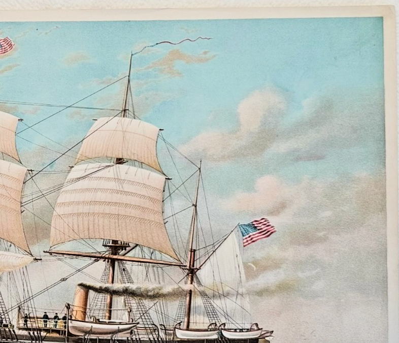 1894 Chicago Tribune ART Supplement 'The Brave Old Kearsarge'