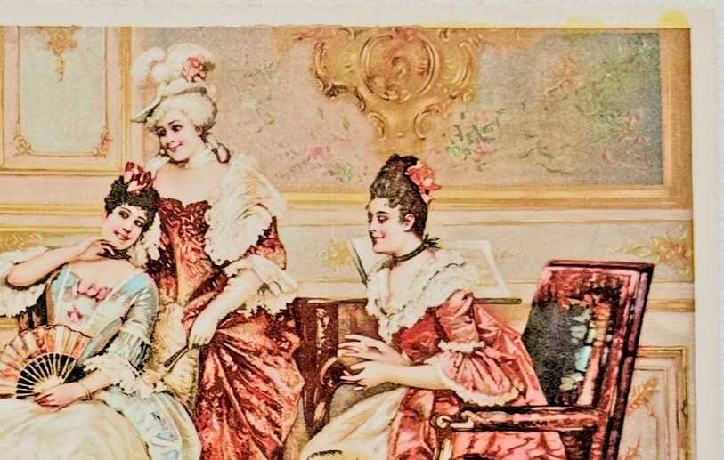 1895 Chicago Tribune ART Supplement 'A Bashful Lover'