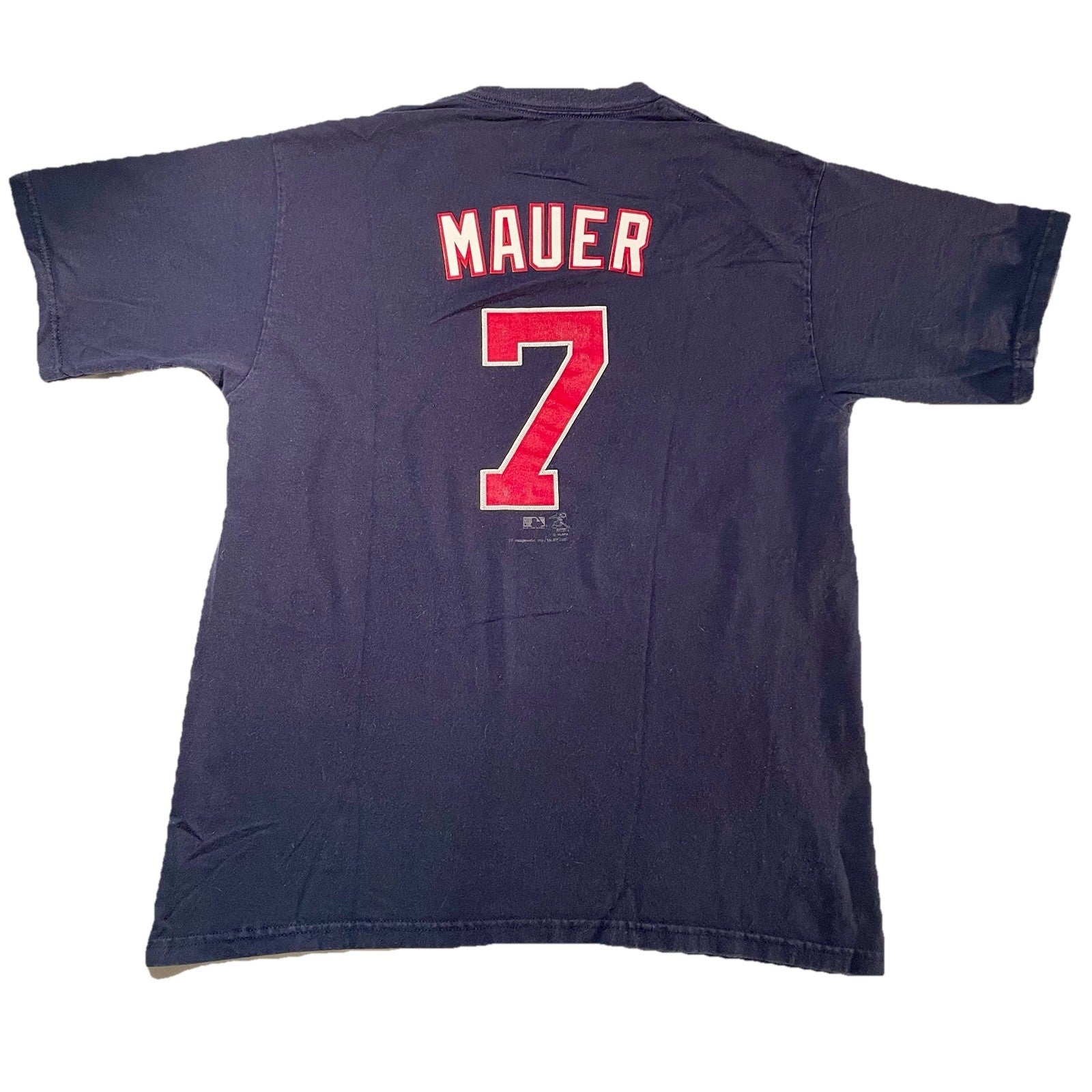 Vintage 2007 Joe Mauer Twins Shirt #7 XL