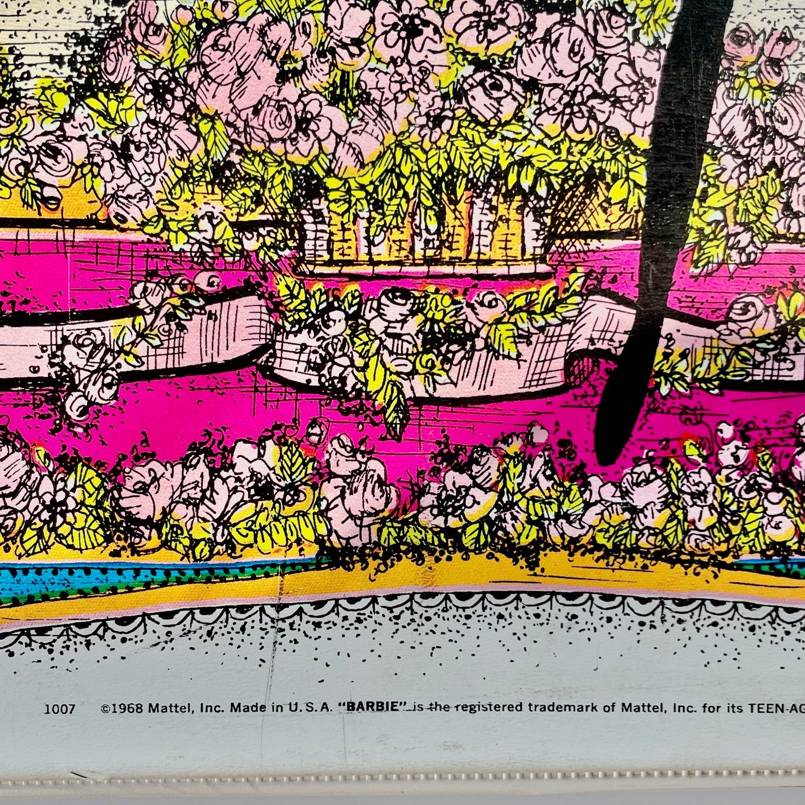 CLEAN!! Vintage Barbie 1968 Double Doll Case The WORLD OF BARBIE Mattel