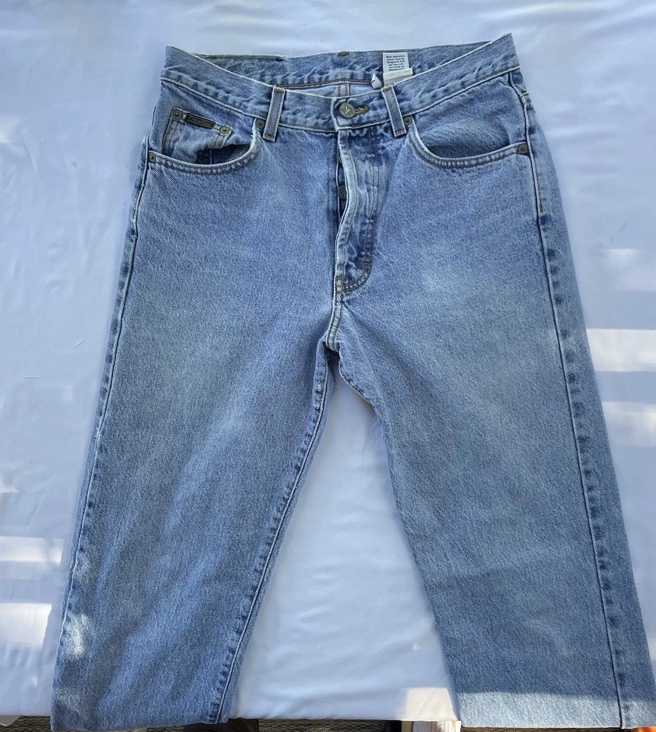 Vintage 1990s Calvin Klein Jeans Women’s Size 8 Blue Denim High Rise