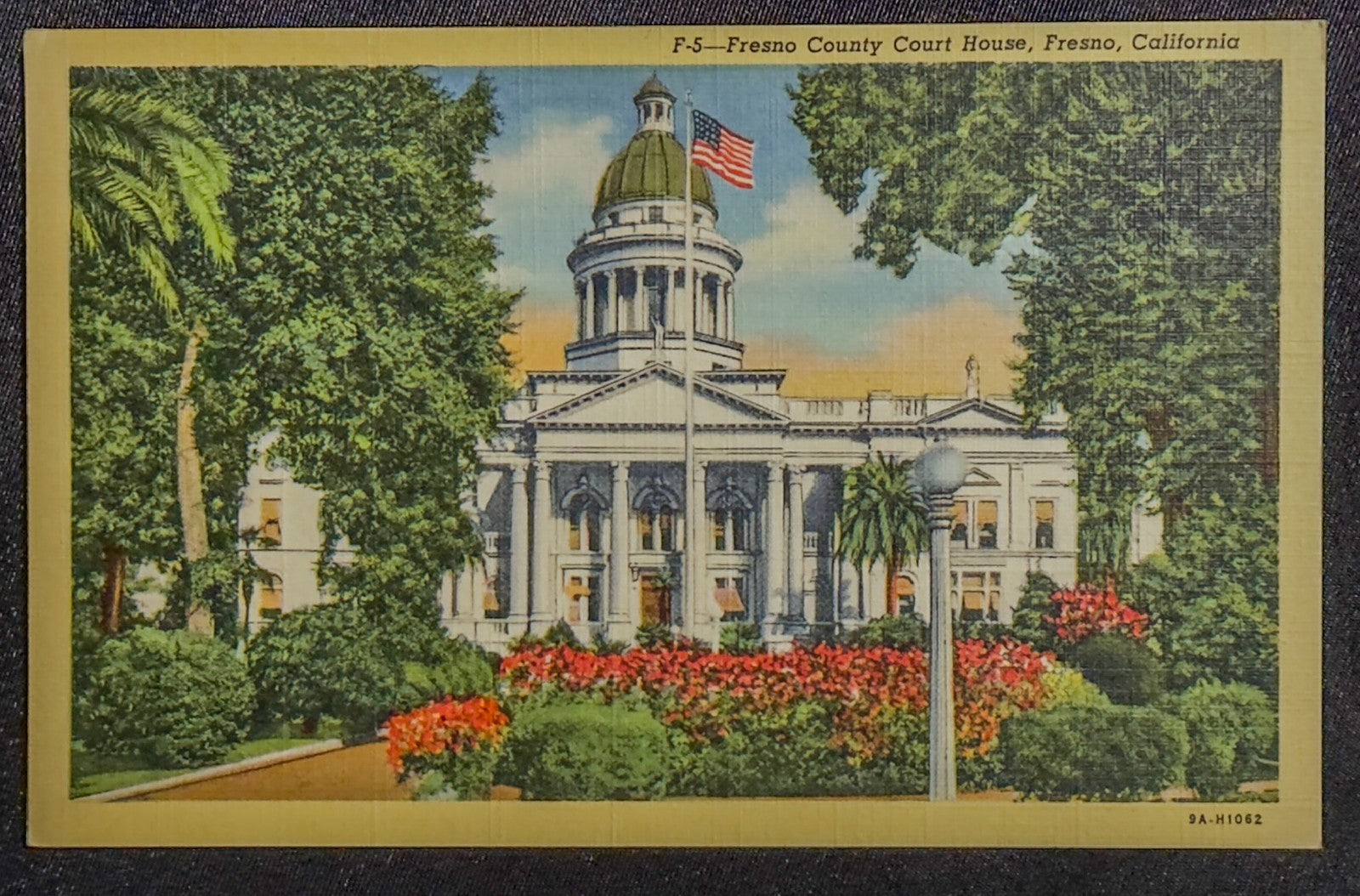 LOT 3 Vintage Postcards- 1953 Fresno, CA Postcards