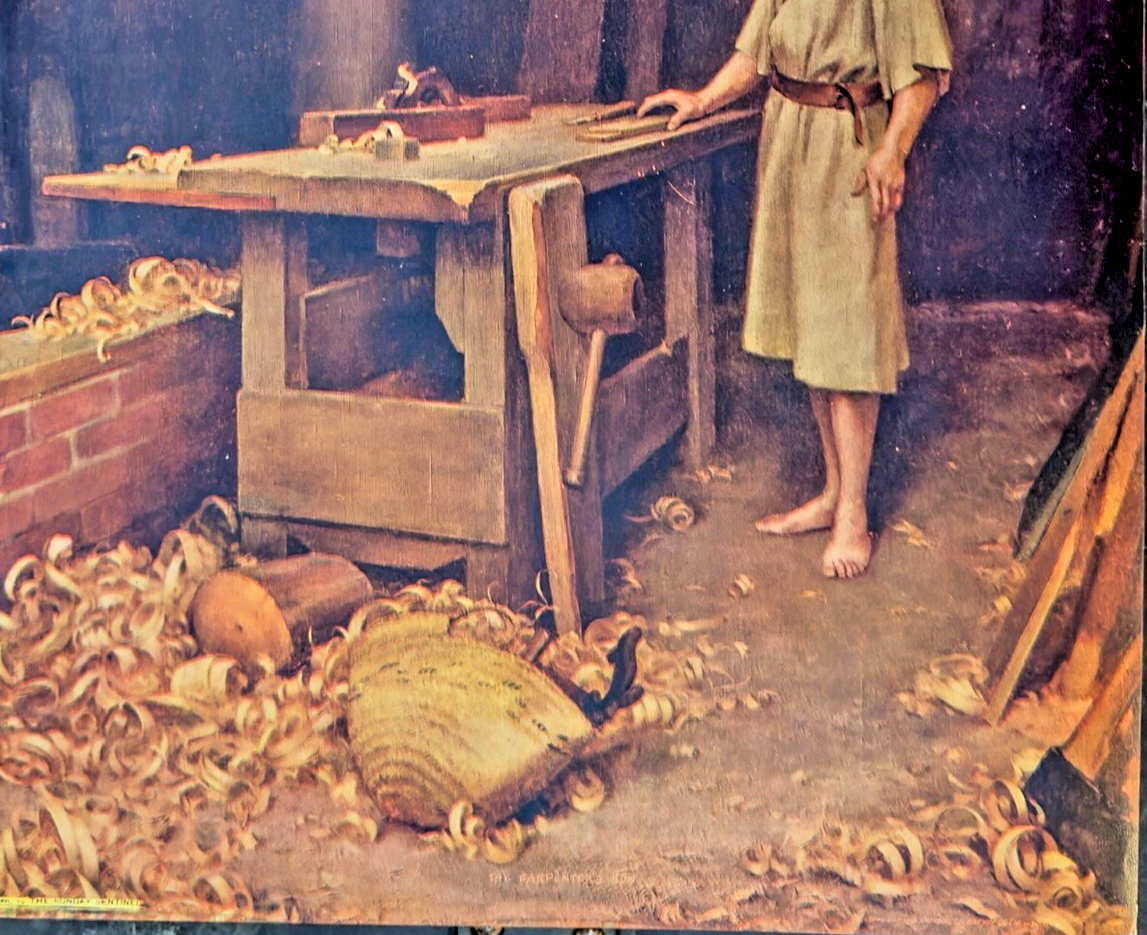 The Carpenter's Son — 1901 Chicago Tribune Supplement — Religious Print