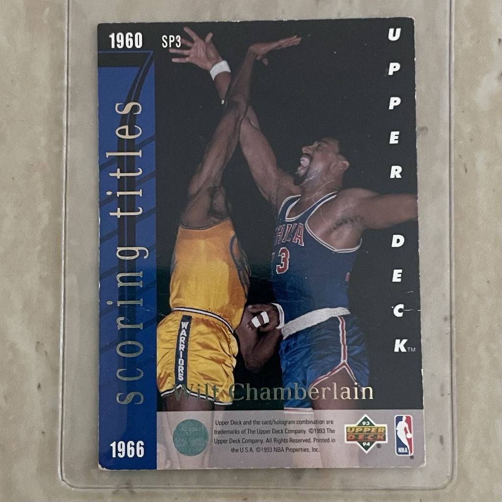 1993-94 Upper Deck Michael Jordan Wilt Chamberlain Seven Straight Scoring Title