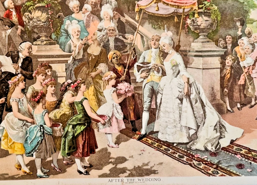 1894 Chicago Tribune ART Supplement 'After the Wedding'