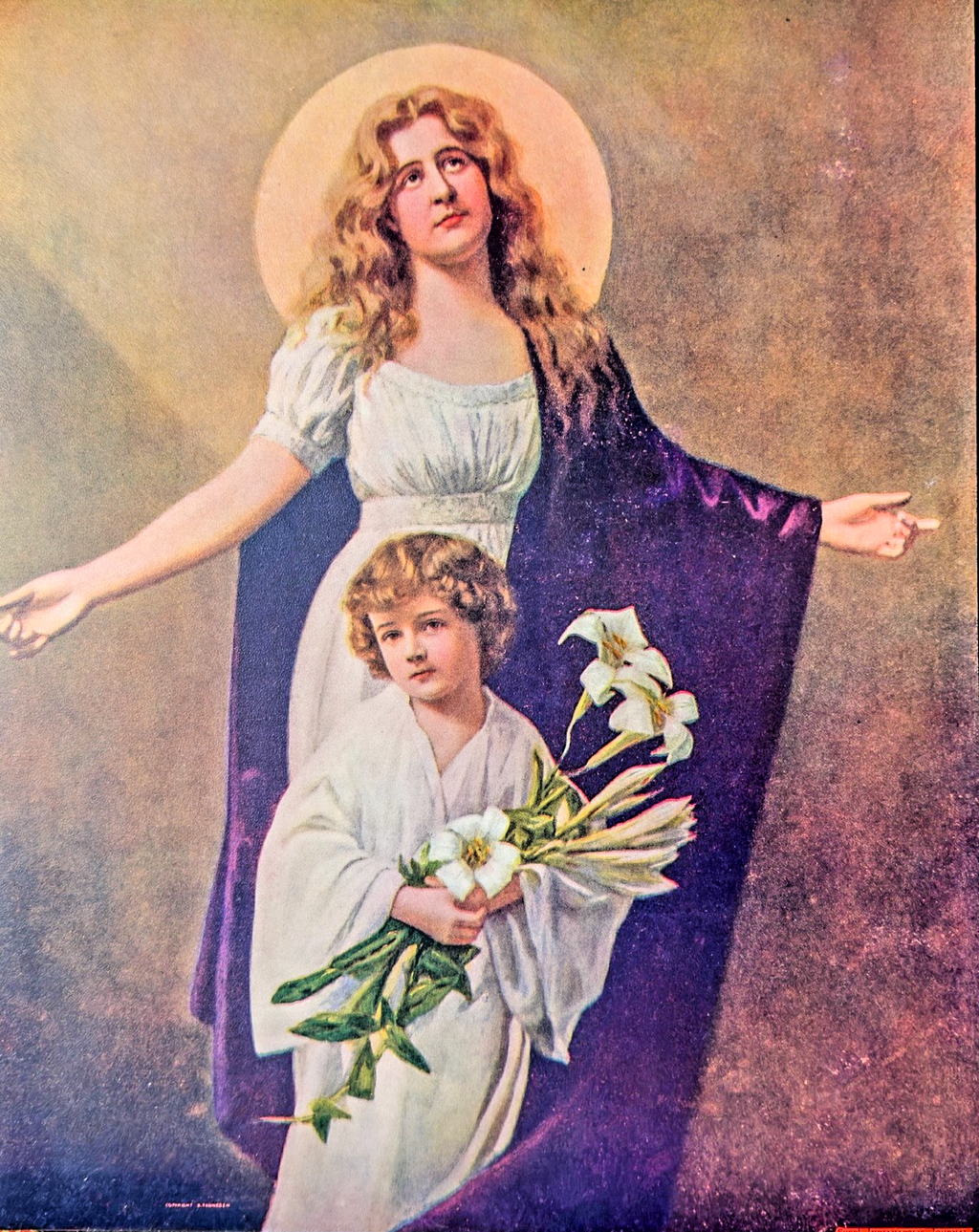 Indianapolis Journal Art Supplement (c. early 1900s) – “Madonna & Child”