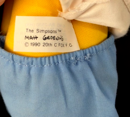 Vintage The Simpsons Plush Doll Lot – Complete Family Set