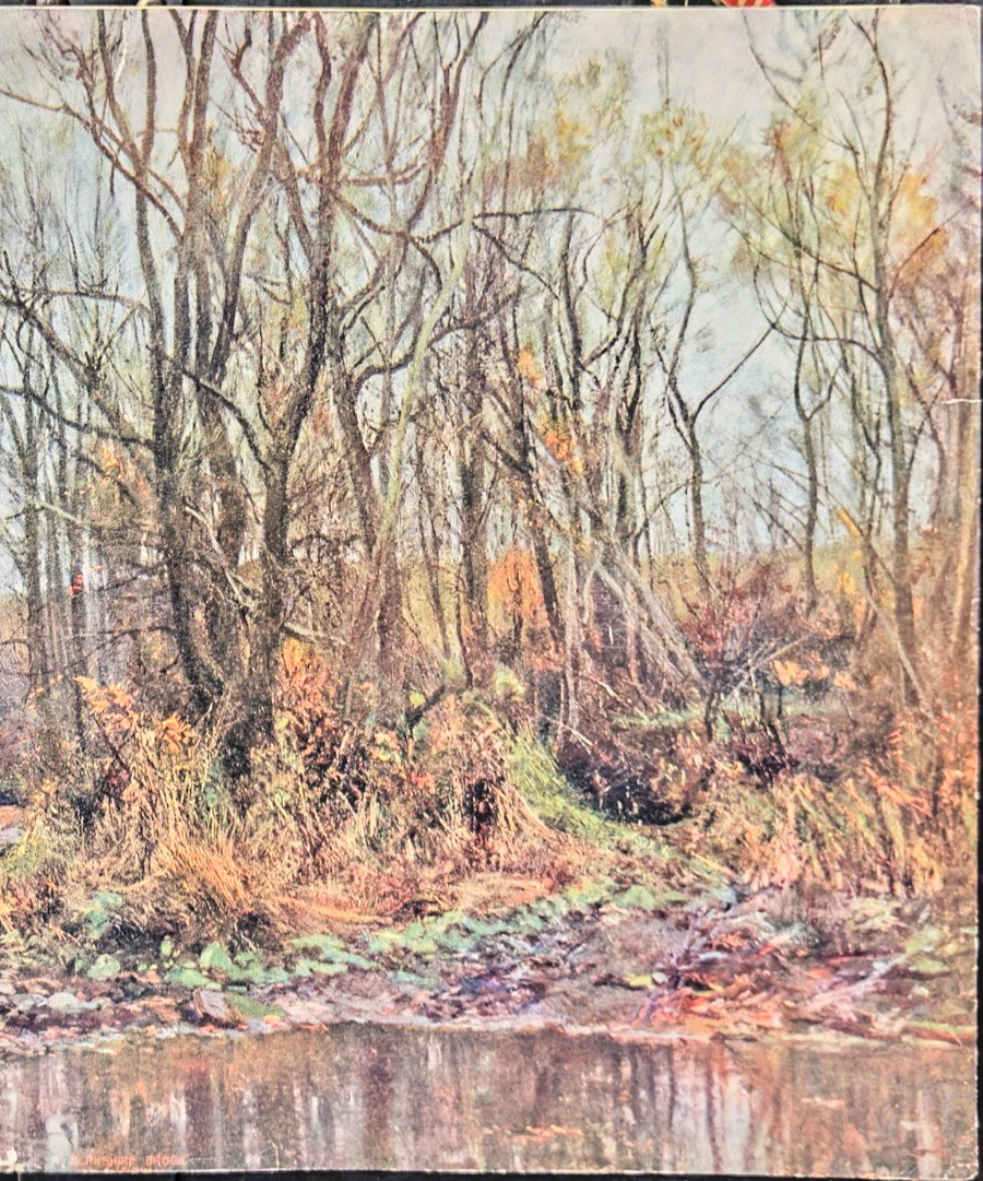 1902 Sunday ART Supplement- 'Birkshire Brook in Autumn'