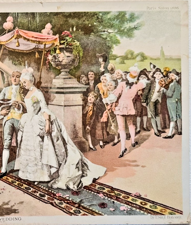 1894 Chicago Tribune ART Supplement 'After the Wedding'