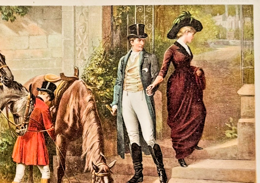 1894 Chicago Tribune ART Supplement 'Twixt Love and Duty'