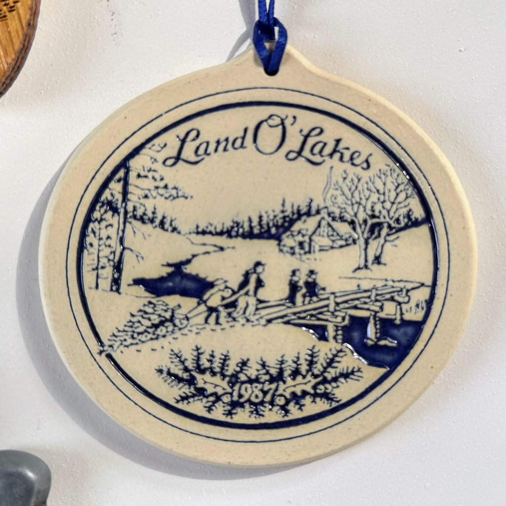 Rare VTG Land O'Lakes Ornaments 86/87 PLUS 90-93 assortment