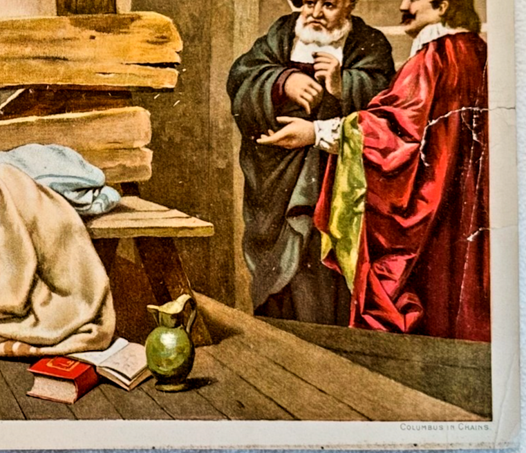 1893 Chicago Tribune ART Supplement 'Columbus in Chains'