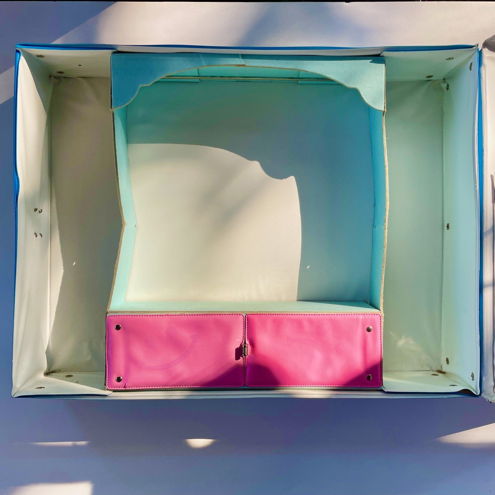 CLEAN!! Vintage Barbie 1968 Double Doll Case The WORLD OF BARBIE Mattel