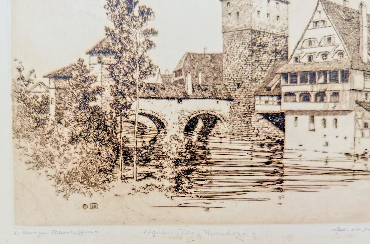 George Elbert Burr (1859–1939) – Henkersteg, Nürnberg (Nuremberg)