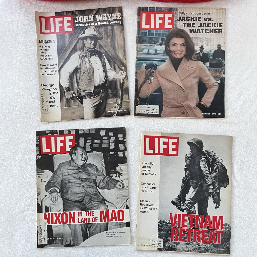 Vintage 1972 life magazine Lot Of 4