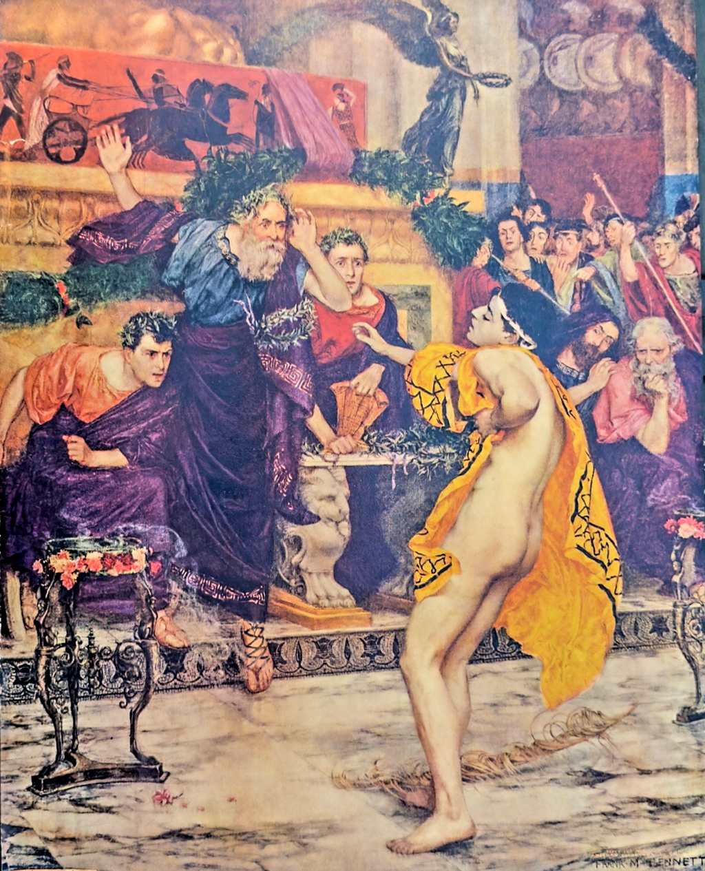 1903 Supplement to Indianapolis Journal- Frank M. Bennett Roman Scene